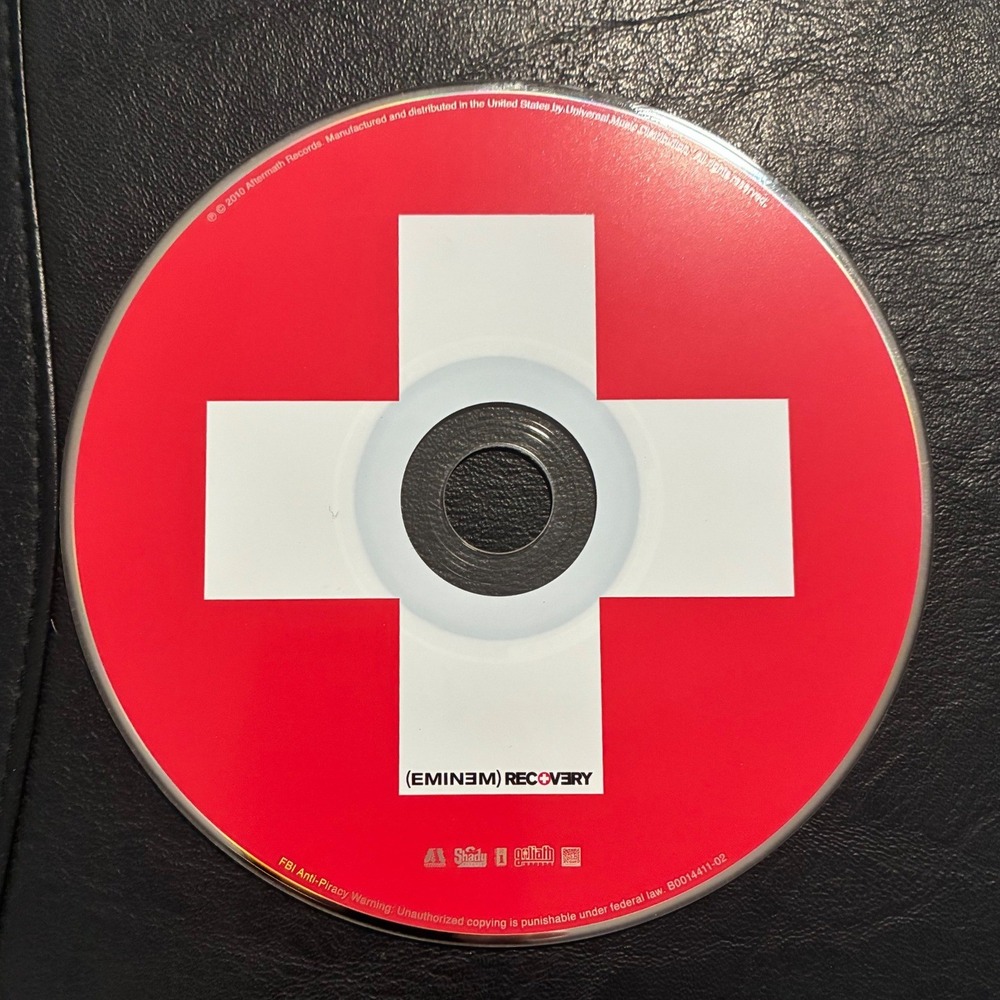 Eminem Recovery CD 2010 Aftermath Records B0014411-02 Hip Hop Disc Only